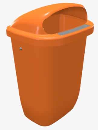 Abfallbehälter Orange