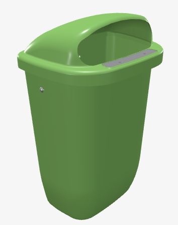 Abfallbehälter Grün